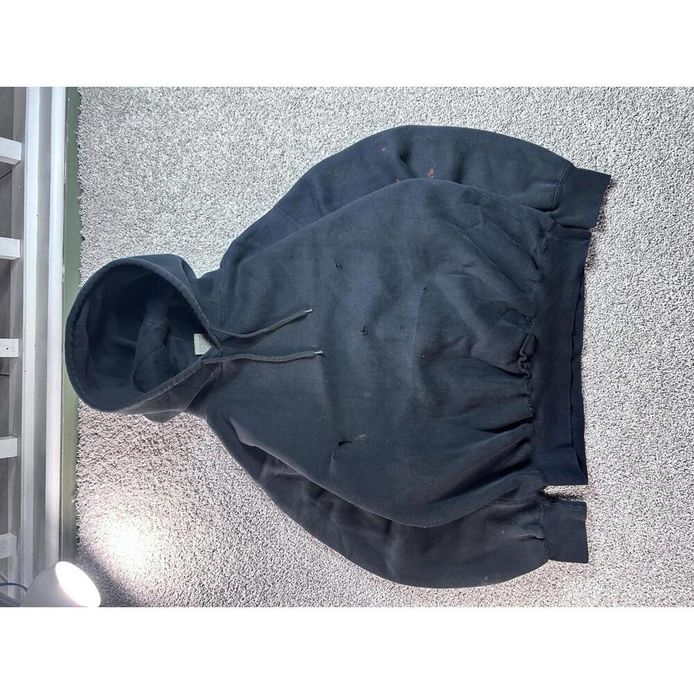 Vintage Vecta Black Hoodie Sweatshirt Xxl